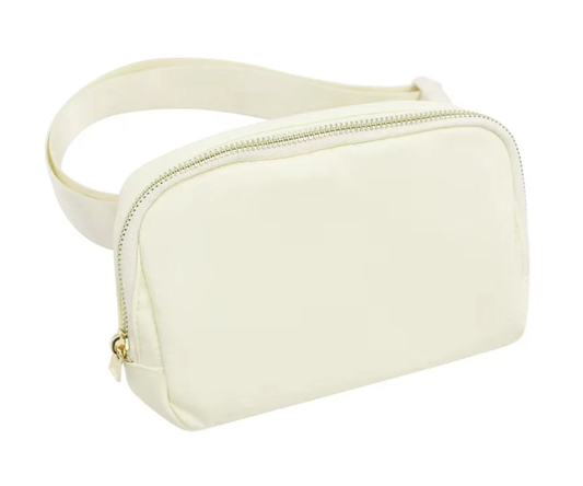 Varsity Ivory Waist Bag