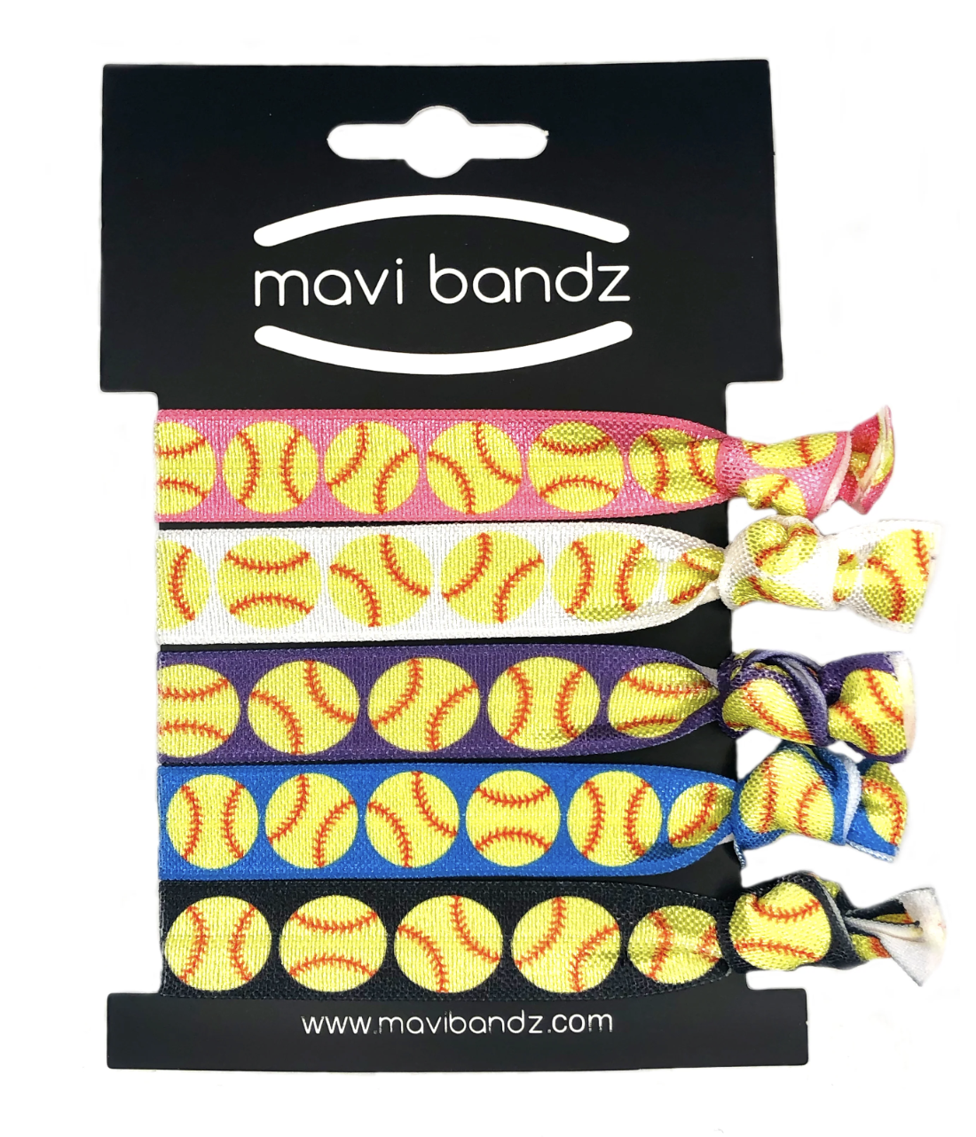 Softball  Hair Ties