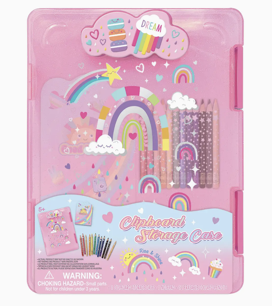 Clipboard Storage Case, Rainbow