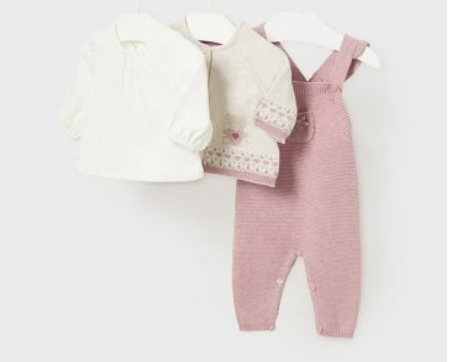 Mayoral Newborn Sweetheart Knit Set