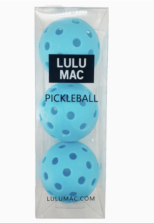 LULU MAC Blue Pickleball Balls