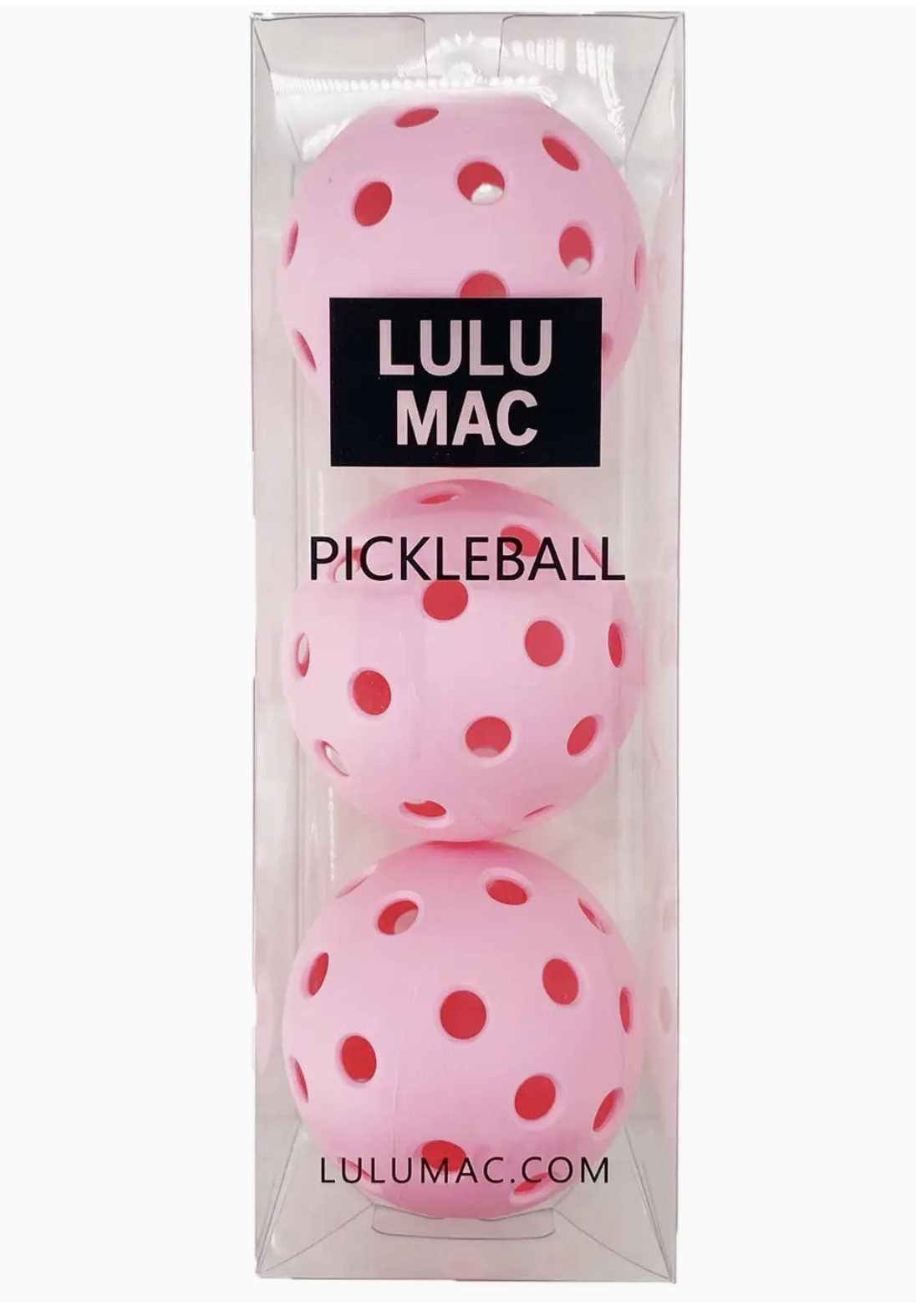 LULU MAC Pink Pickleball Balls