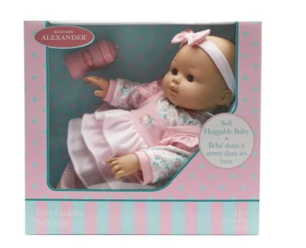 Madame Alexander Baby Cuddles Doll Pink Floral - Med Skin