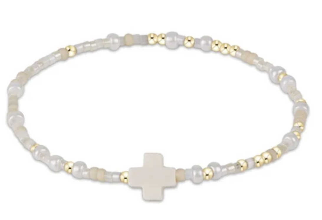 EGirl Hope Unwritten Signature Cross Bracelet- Oh Snow You Didn't