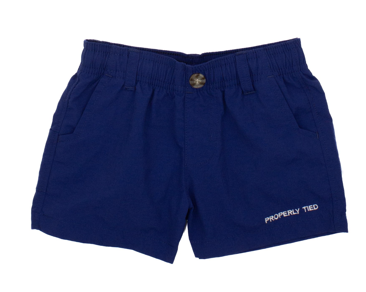 Properly Tied Boys Mallard Short Marine Navy 26