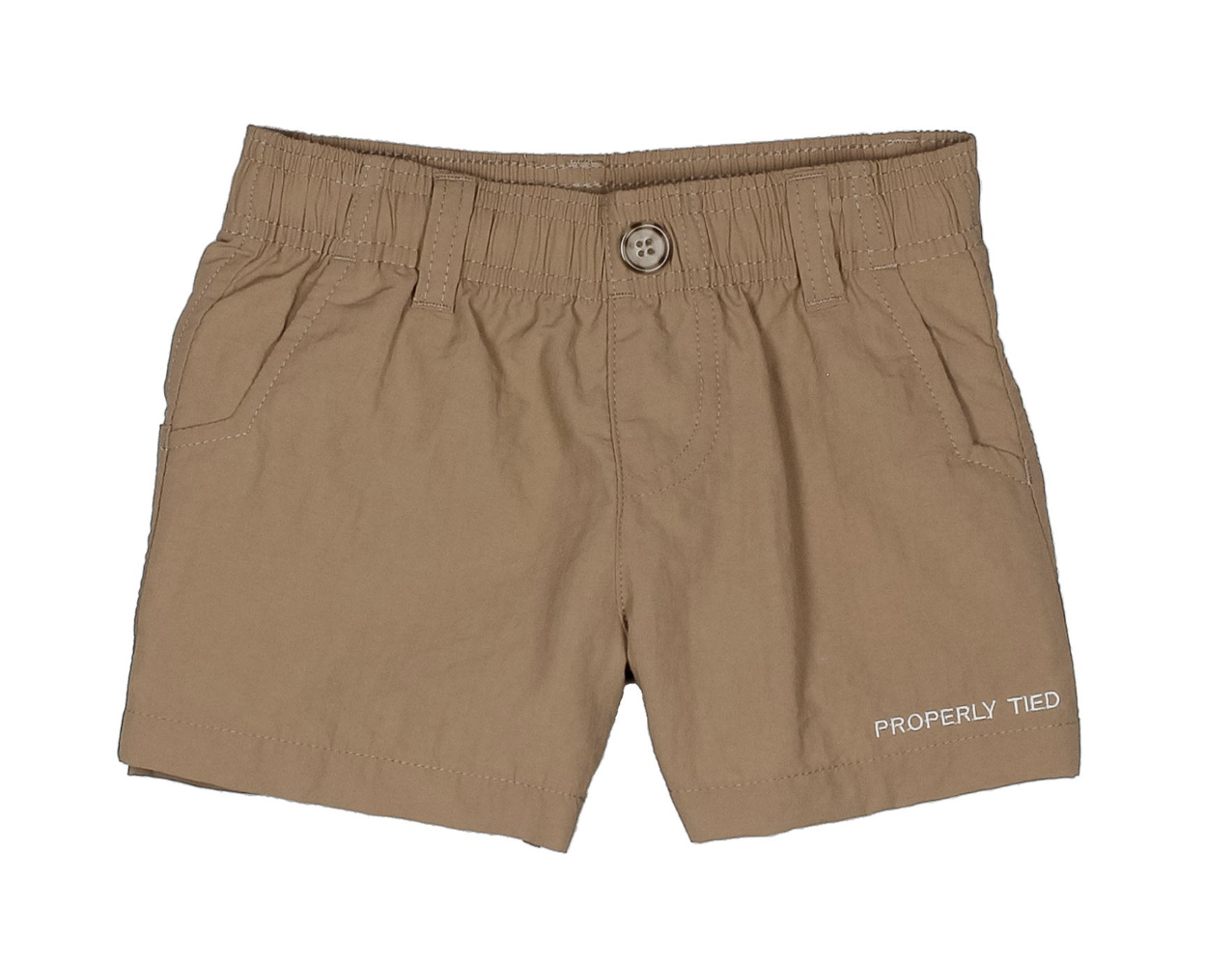 Properly Tied Boys Mallard Short Camel 26