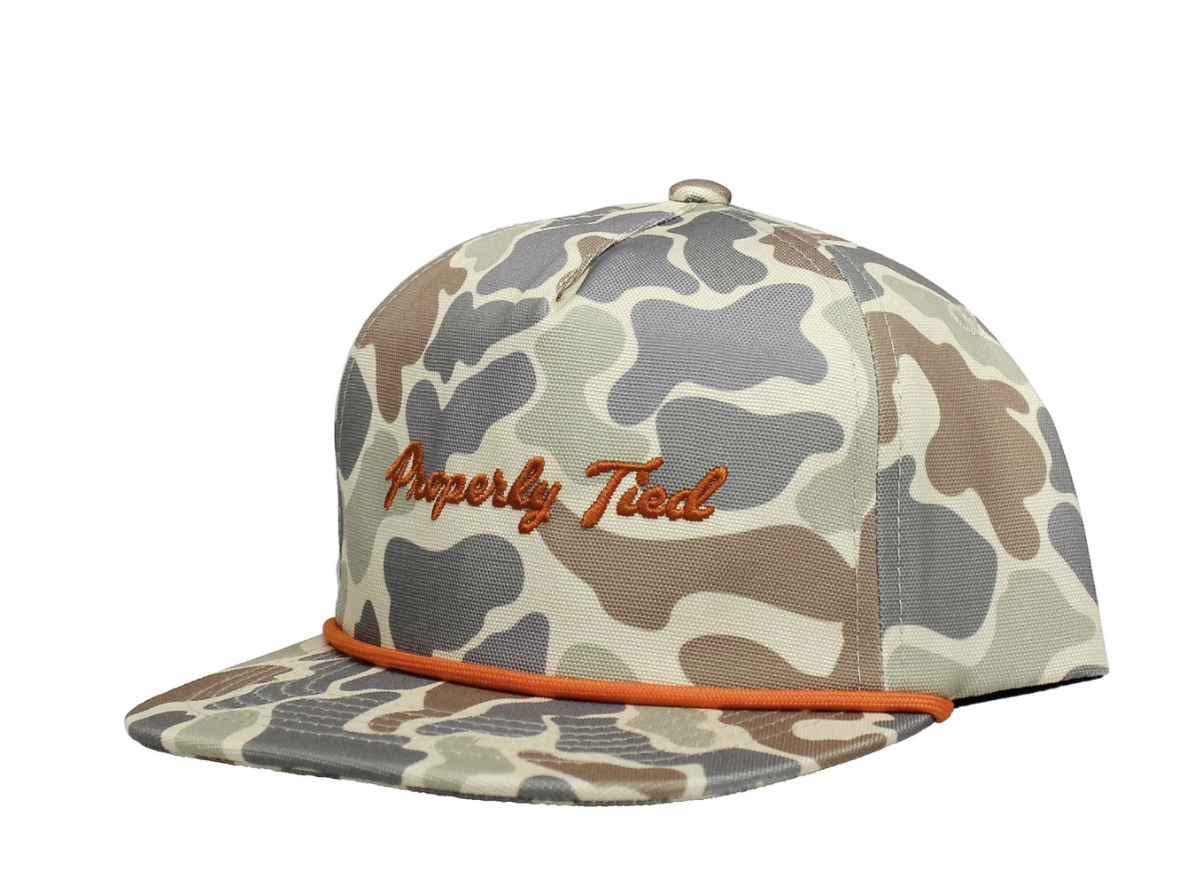 Properly Tied Sportsman Rope Hat Field Camo