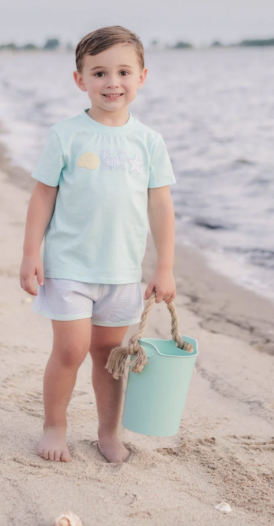 Trotter Street Kids Under the Sea Short Set - Boys
