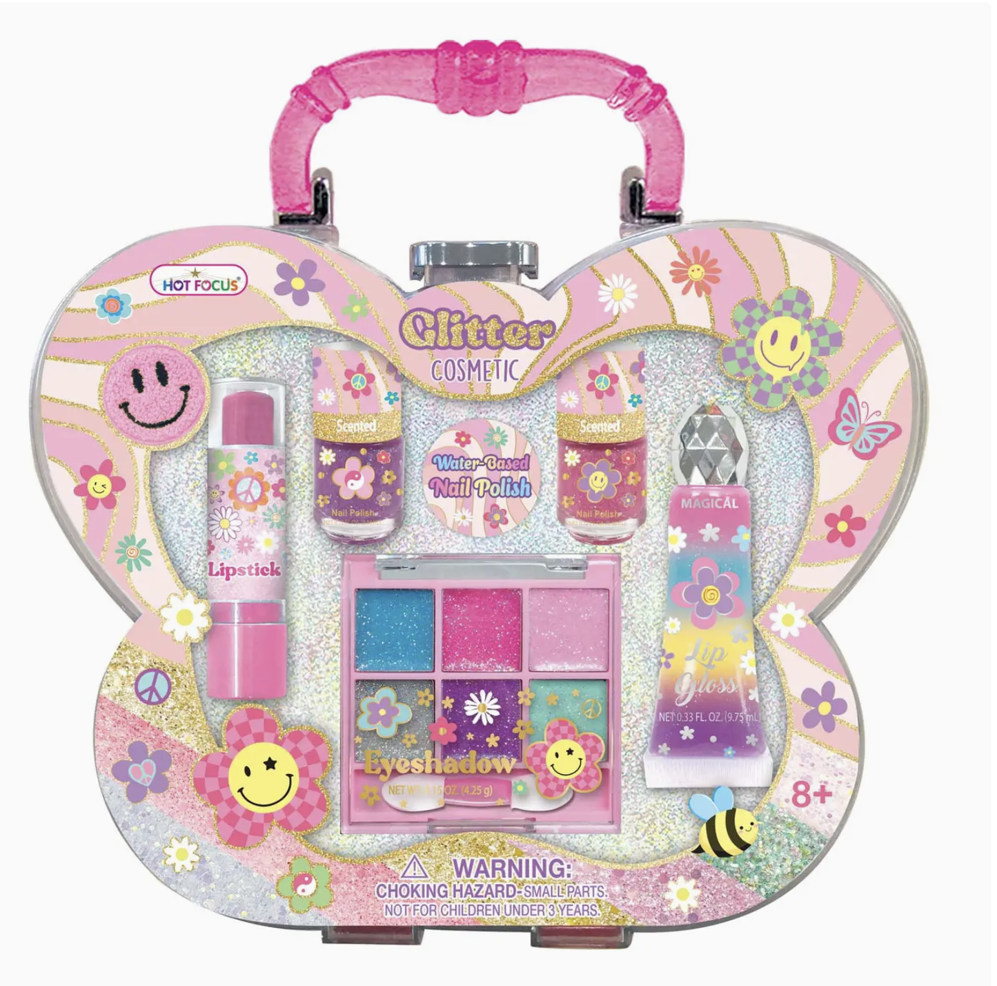 Glitter Cosmetic, Groovy Flower