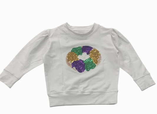 Azarhia Sequin King Cake Sweatshirt