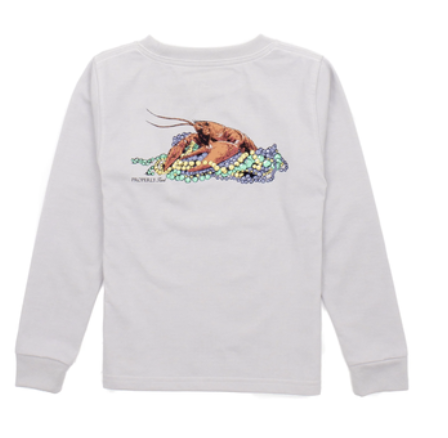 Properly Tied Mardi Gras/Crawfish L/S Tee