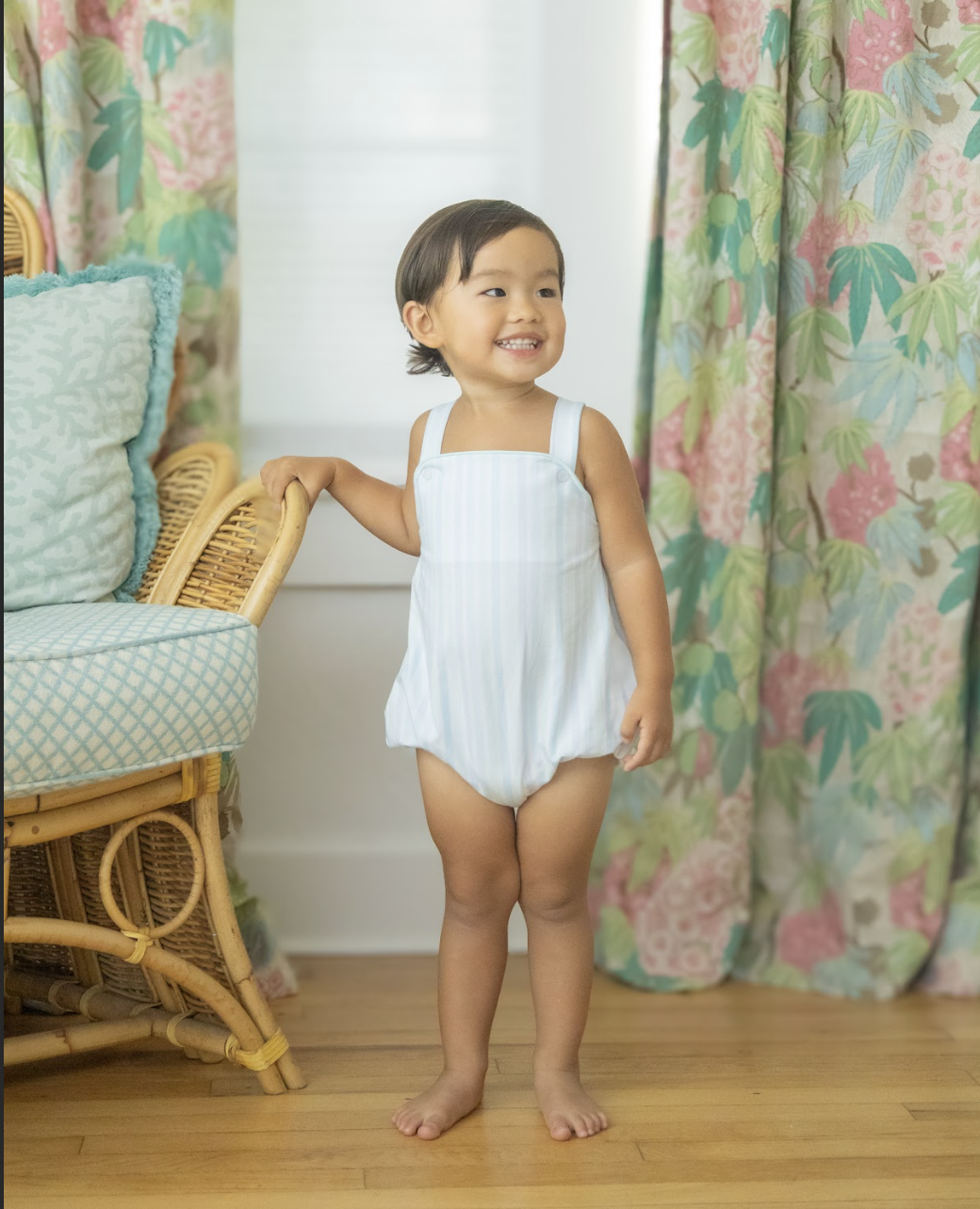 Cypress Row Seaside Stripe Silas Sunsuit