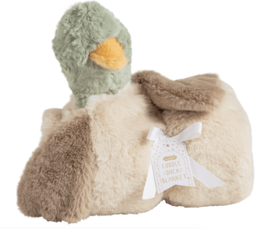Mud Pie Duck Plush Blanket