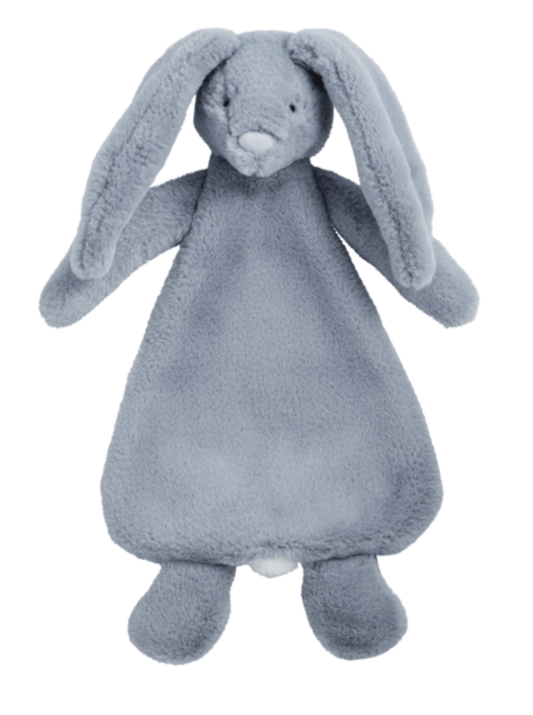 Mud Pie Blue Bunny Plush Woobie