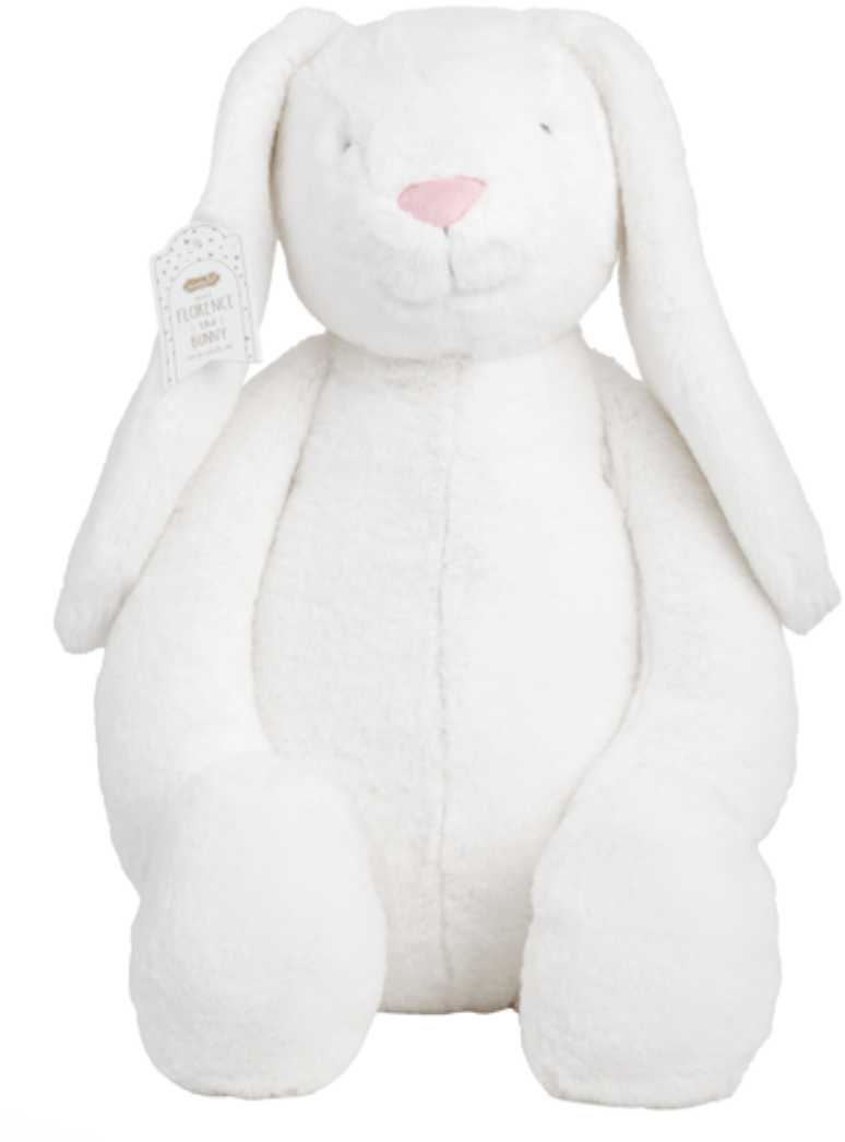 Mud Pie Florence The Large Plush Ivory Bunny