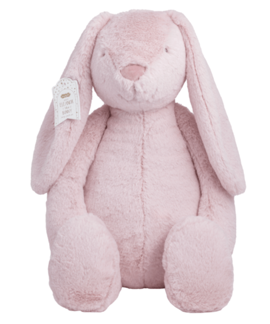 Mud Pie Eleanor the Pink Large Plush Bunny