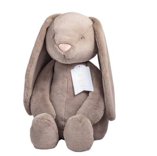 Mud Pie Bennett The Jumbo Taupe Bunny