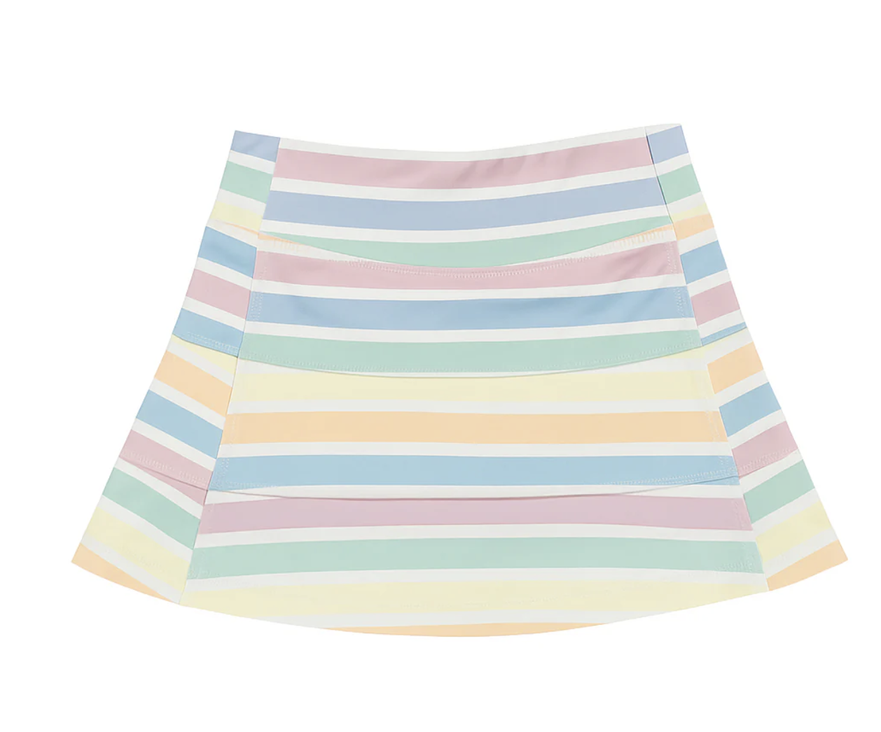 Belle Cher Pastel Striped Tennis Skort