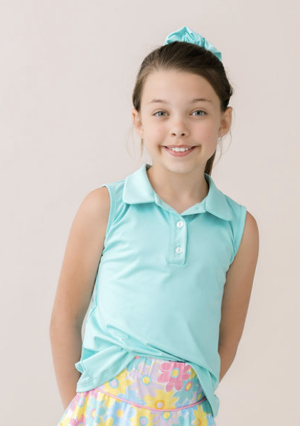 Set Athletics Gabby Tank Totally Turquoise