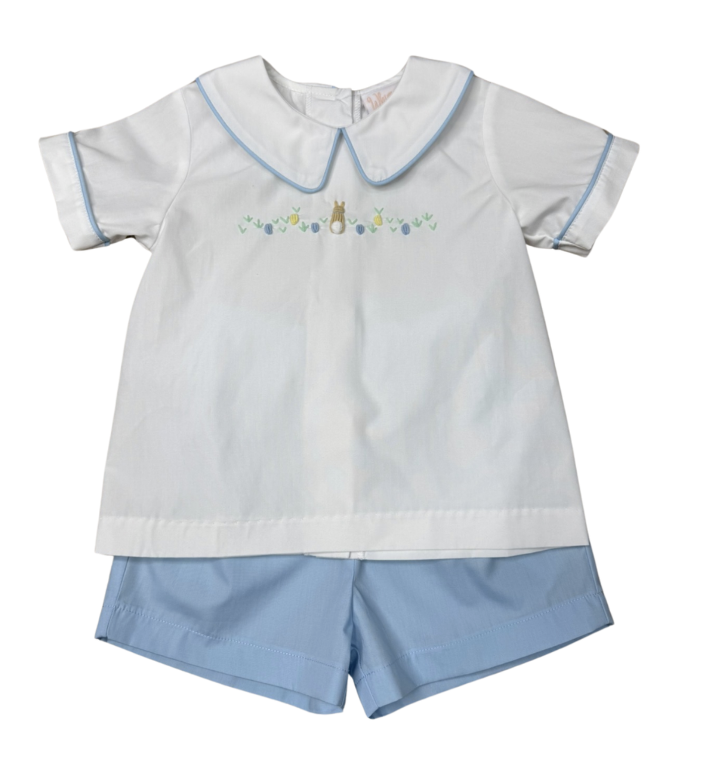 Whimsy  Bay Bunny Cottontail Collared Short Set
