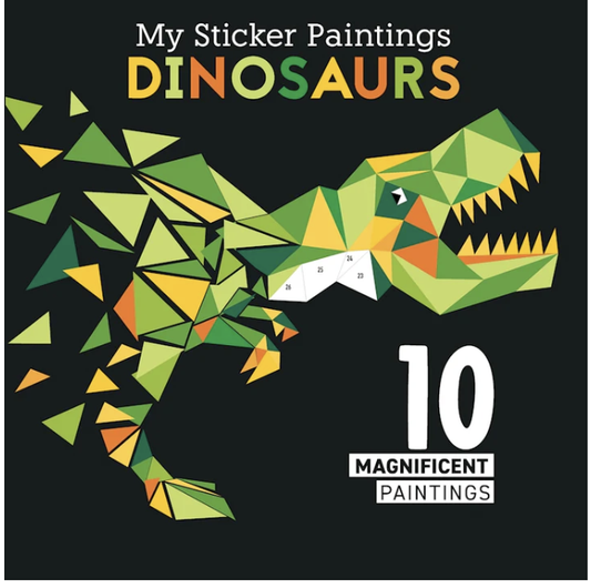 My Sticker Paintings Dinosaurs