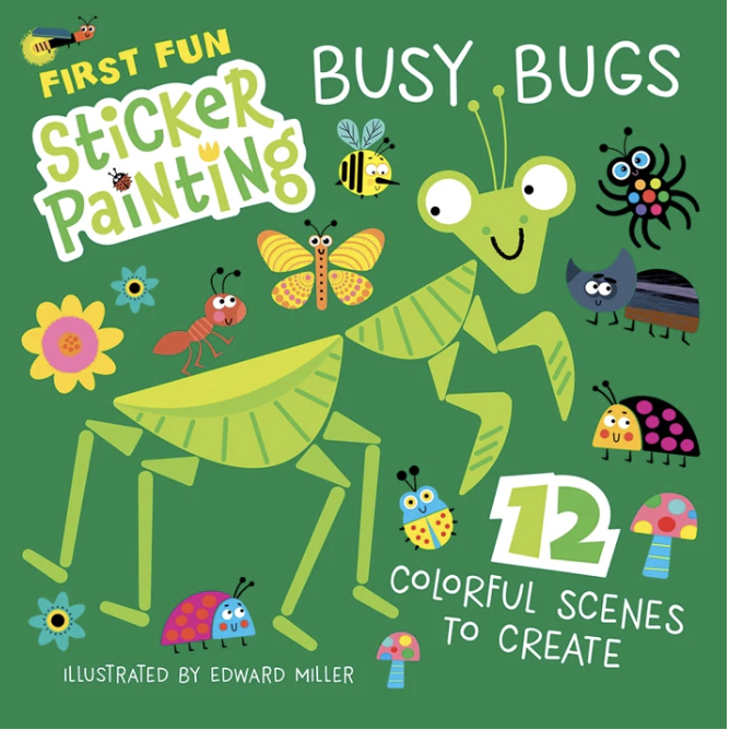 First Fun Sticker Painting Busy Bugs