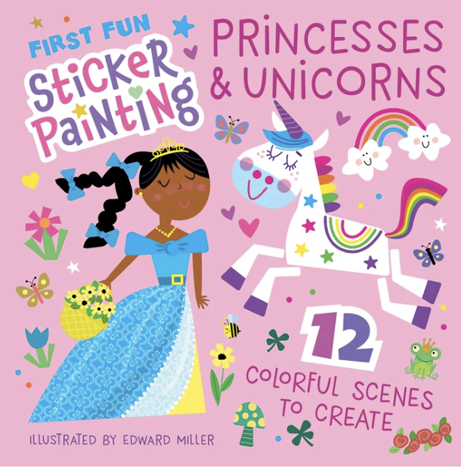 First Fun Sticker Painting Princesses & Unicorns
