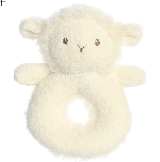 Ebba Cherub Lamb Rattle