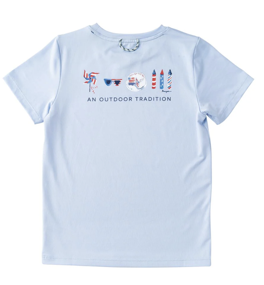 Prodoh Kid's Pro Performance Short Sleeve T-shirt Windsurfer