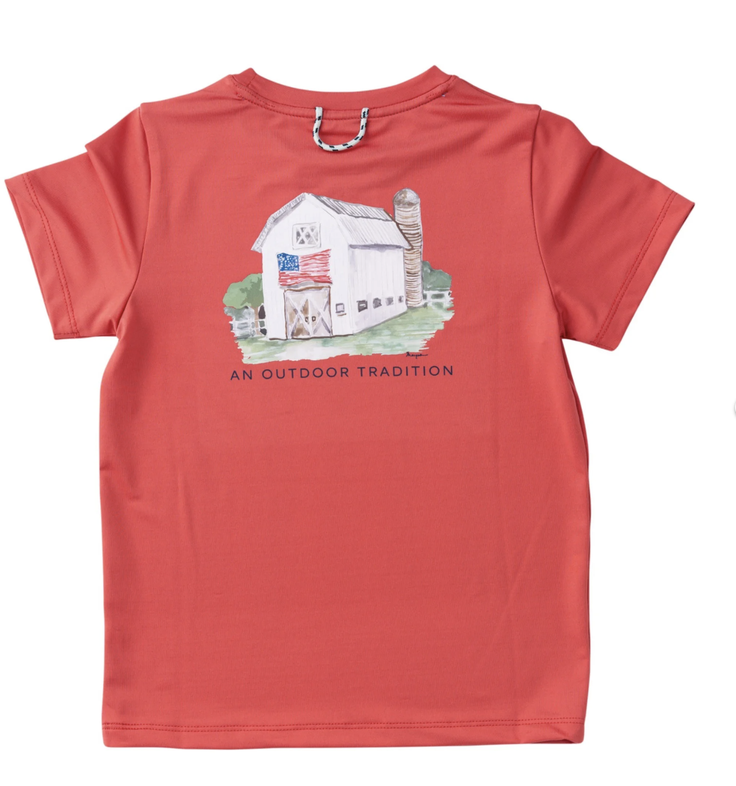 Prodoh Patriotic Barn Art Pro Performance Short Sleeve T-Shirt
