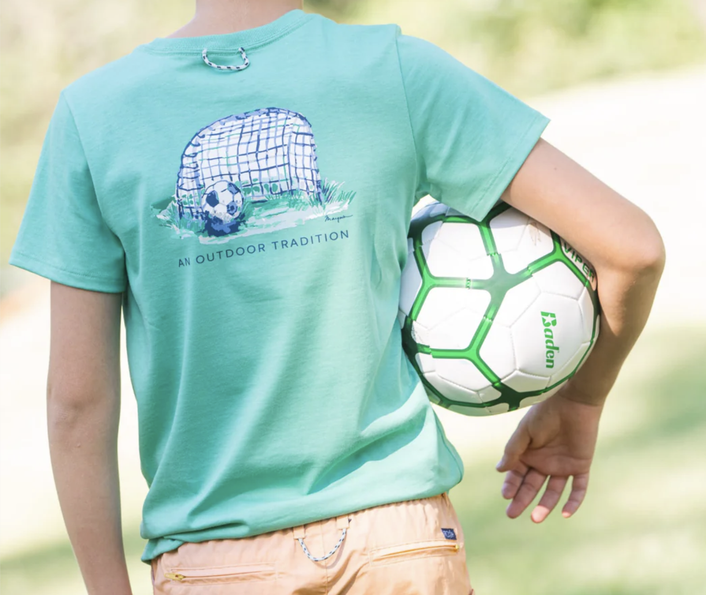 Prodoh Kid's Cotton Short Sleeve T-shirt – Soccer Goal Art
