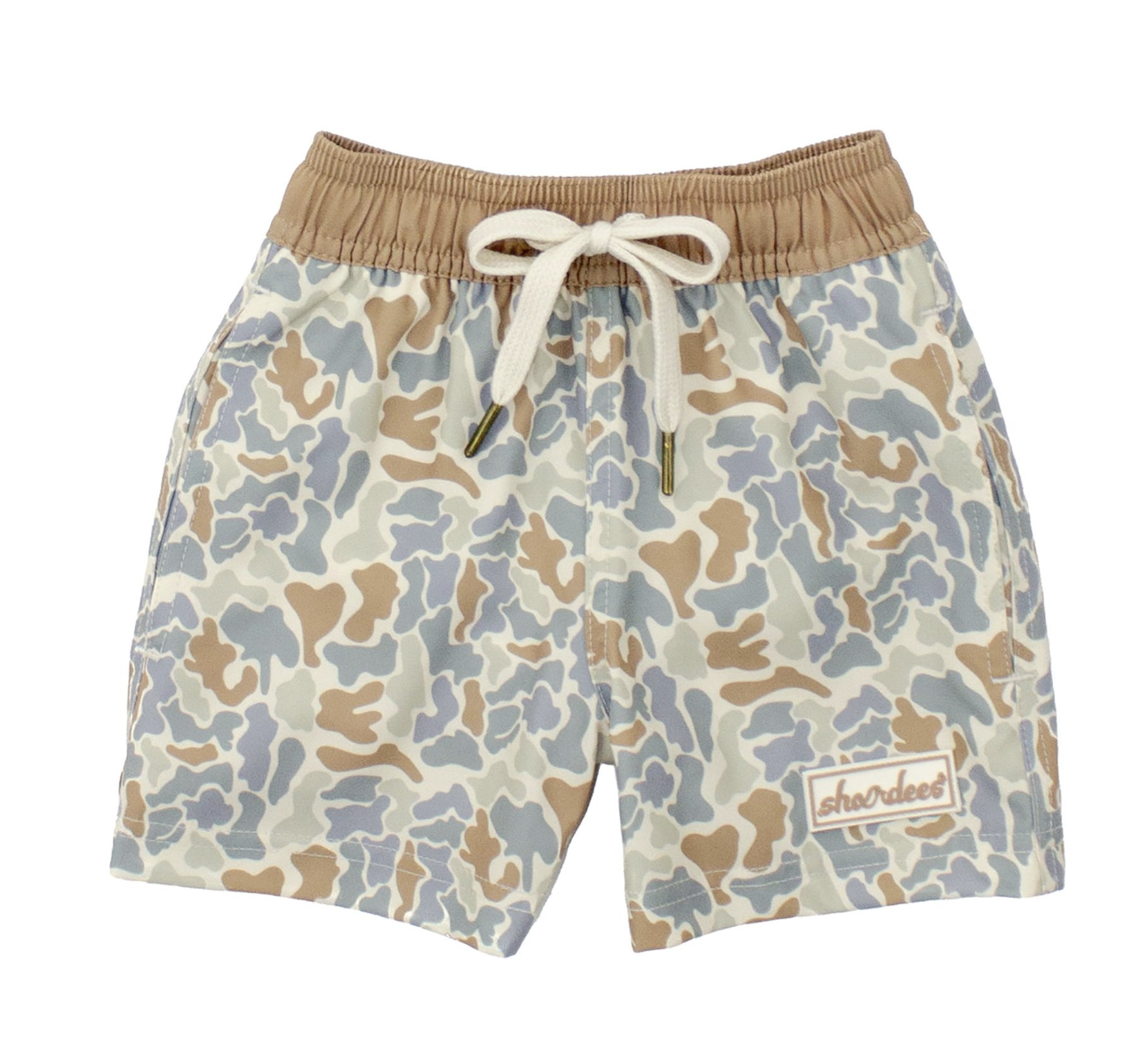 Properly Tied Boys Shordees Swim Trunk Field Camo