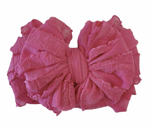 In Awe Headband- Hot Pink