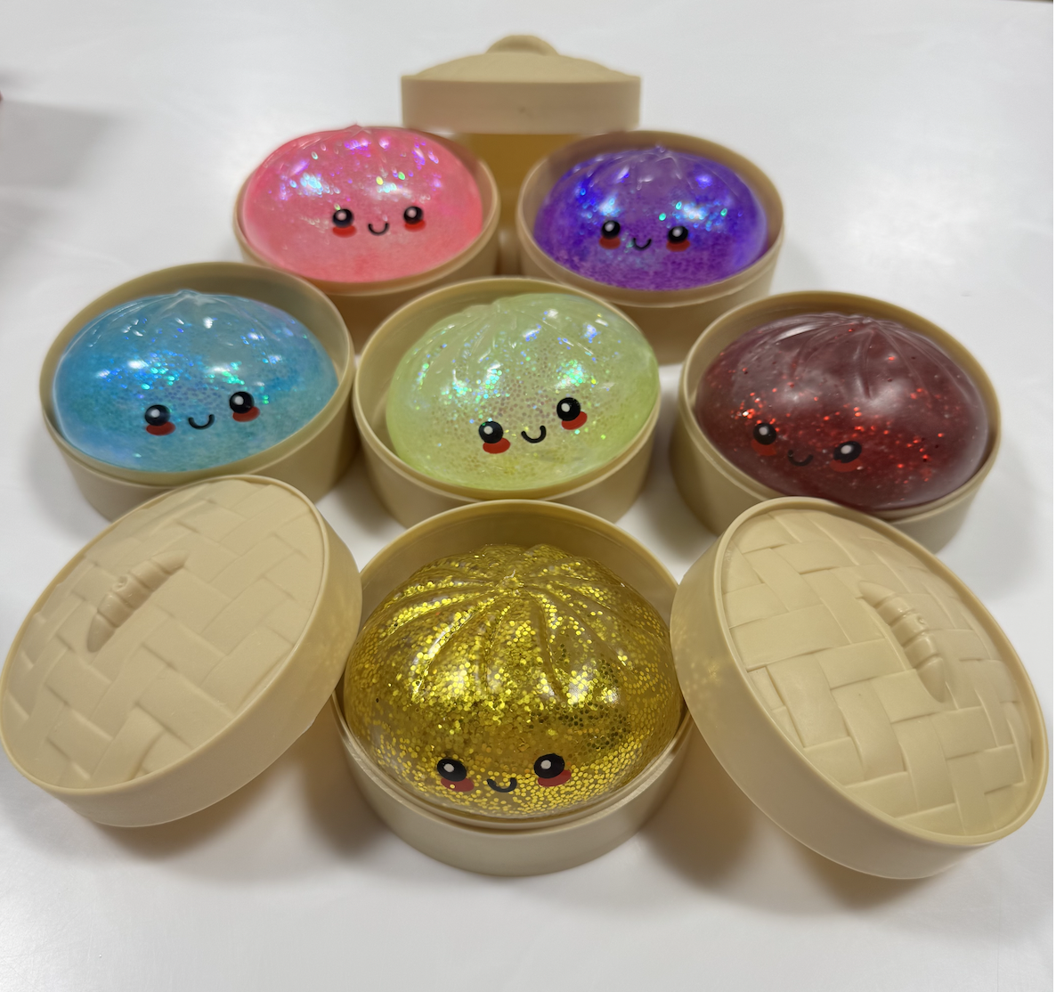 Glitter Squishy Steamed Dumpling
