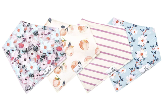 Copper Pearl 4pk Bandana Bib- Morgan