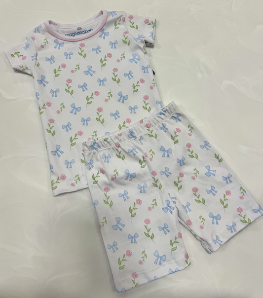 Magnolia Baby Evelyn's Classics Short Pajamas