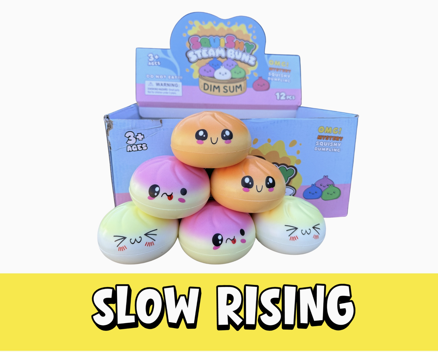 Viral Tie Dye Dumpling Slow Rising Squishy