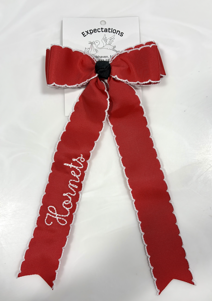 Moon Stitch Cheer Bow HORNETS