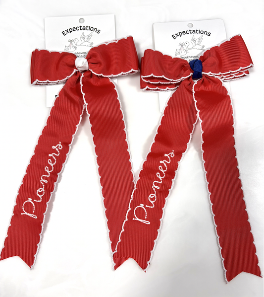 Moon Stitch Hair Bow PIONEERS
