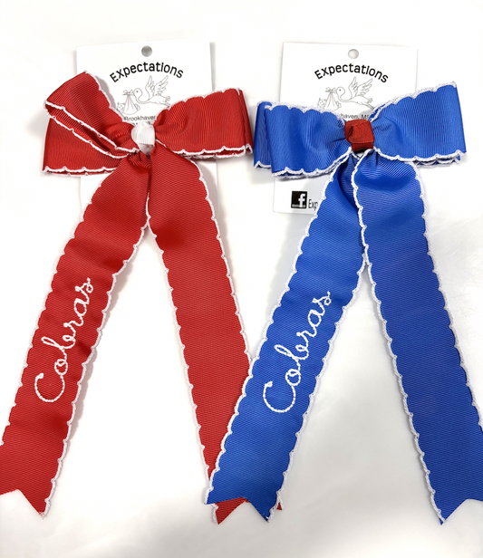 Moon Stitch Cheer Bow COBRAS