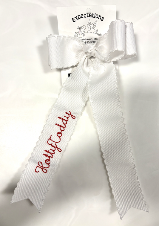 Moon Stitch Cheer Bow REBELS