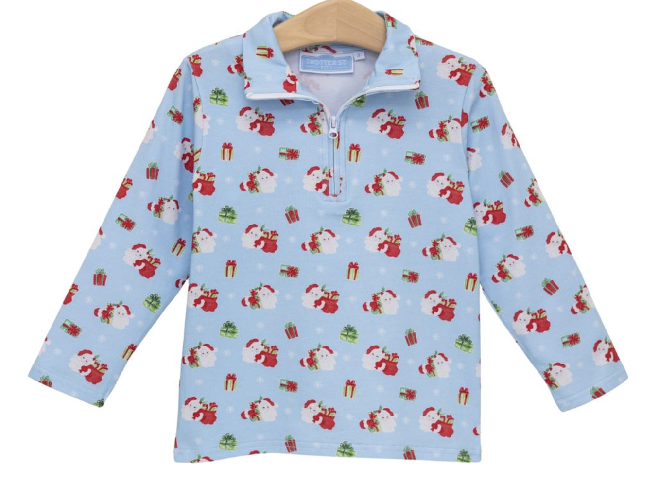 Trotter Street Kids Santa's Workshop 1/4 Zip Pullover