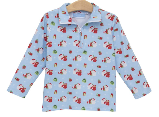 Trotter Street Kids Santa's Workshop 1/4 Zip Pullover