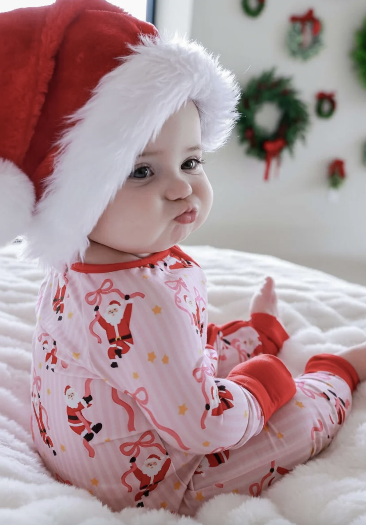 Caden Lane Christmas Bamboo Convertible Zipper Romper | Jolly Ribbons