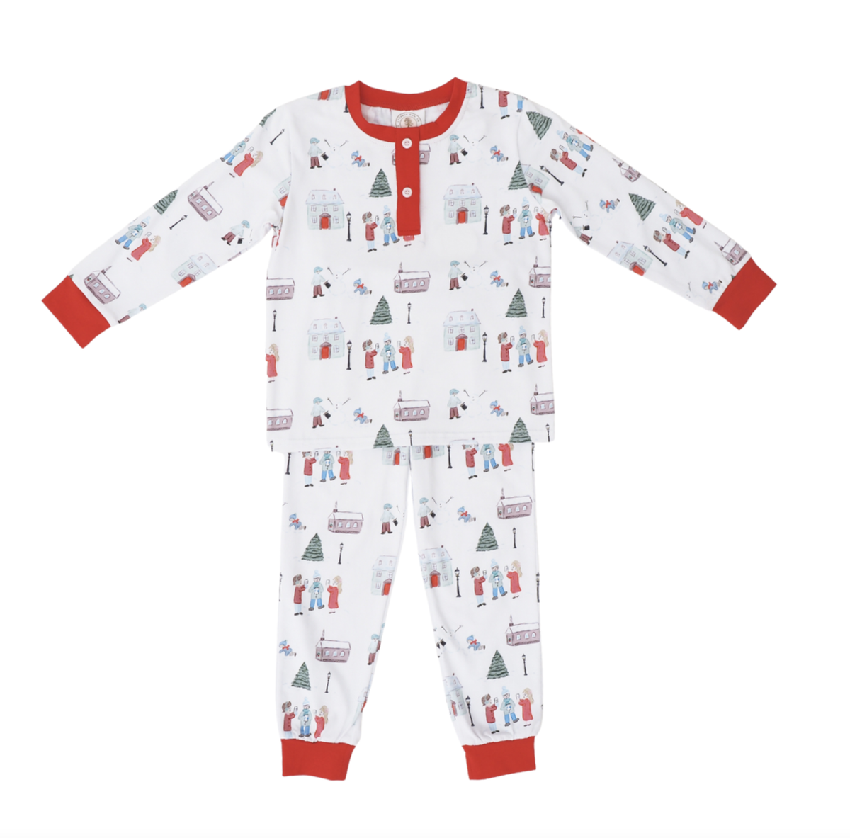 Cypress Row Christmas Village Toile Louis Lounge Set