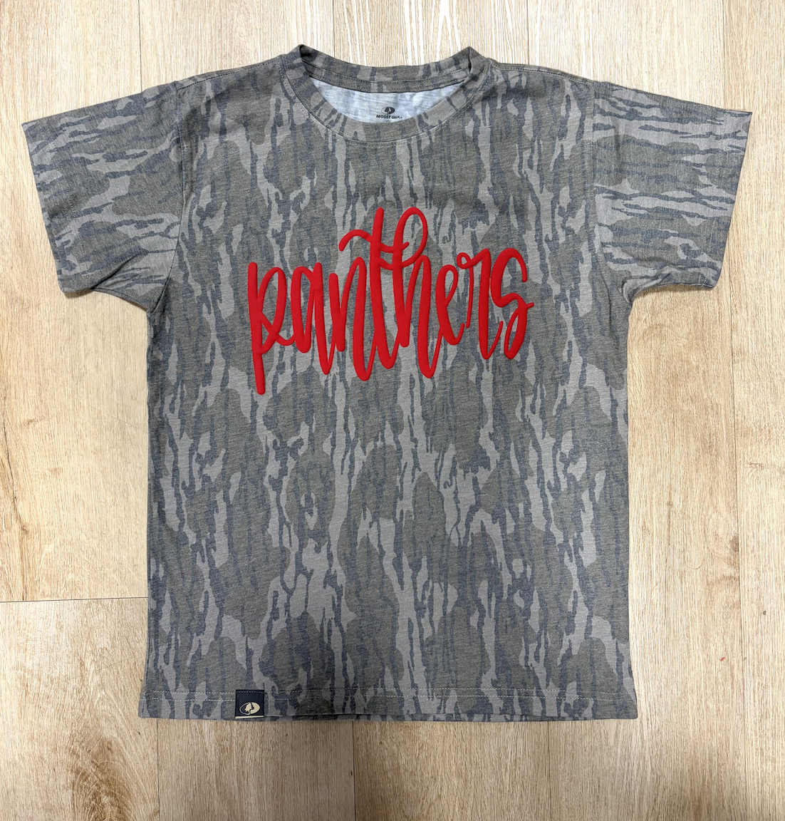 Mossy Oak Bottomland Puff Cursive Youth Shirt