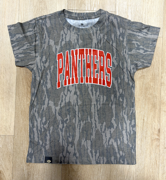 Mossy Oak Bottomland Varsity Letter Youth Shirt - Panthers
