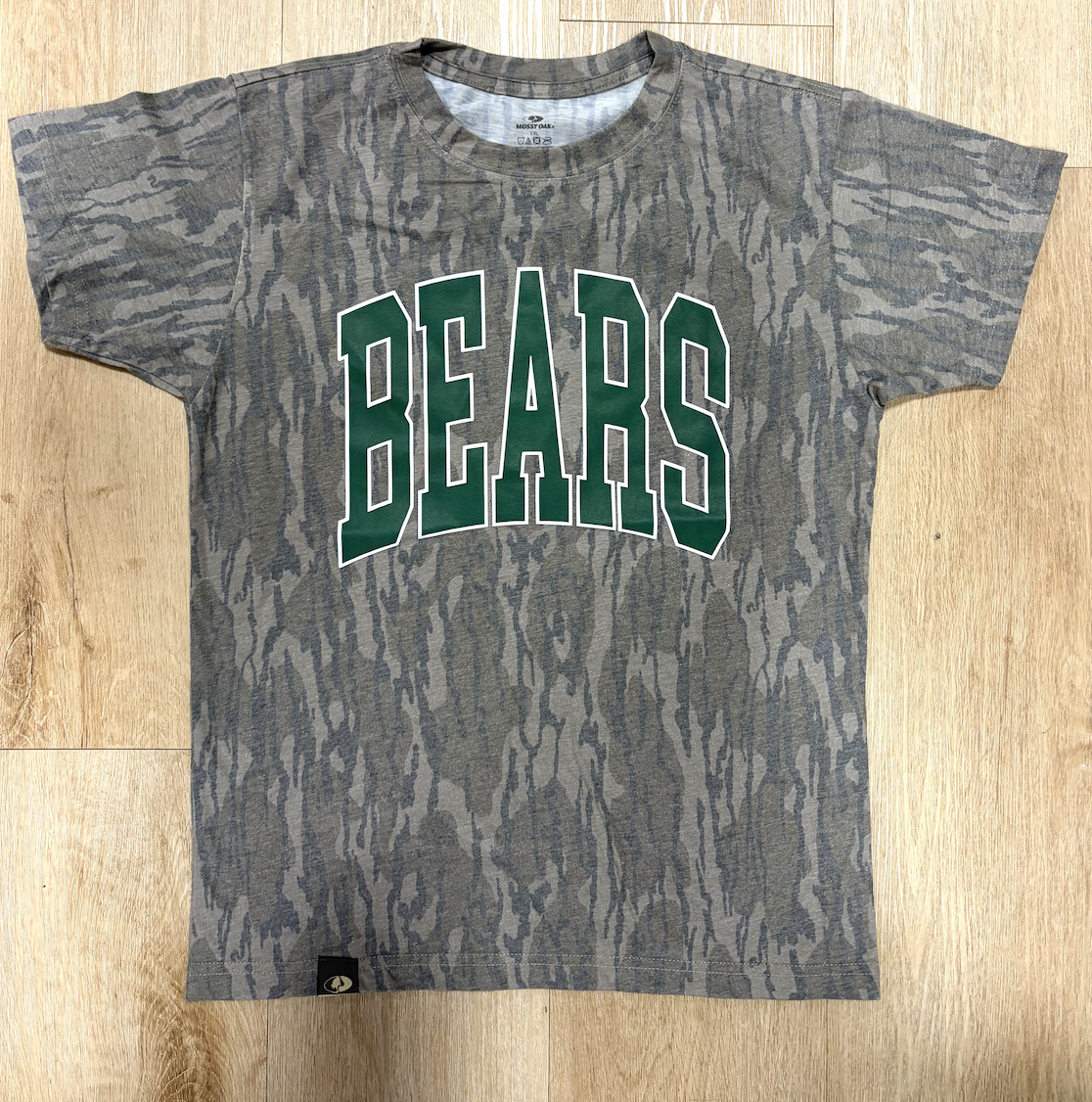 Mossy Oak Bottomland Varsity Letter Youth Tee - Bears