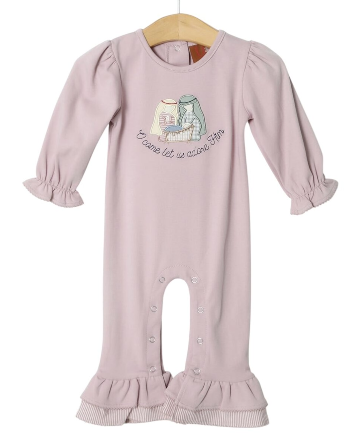 Millie Jay Nativity Applique Girls Romper