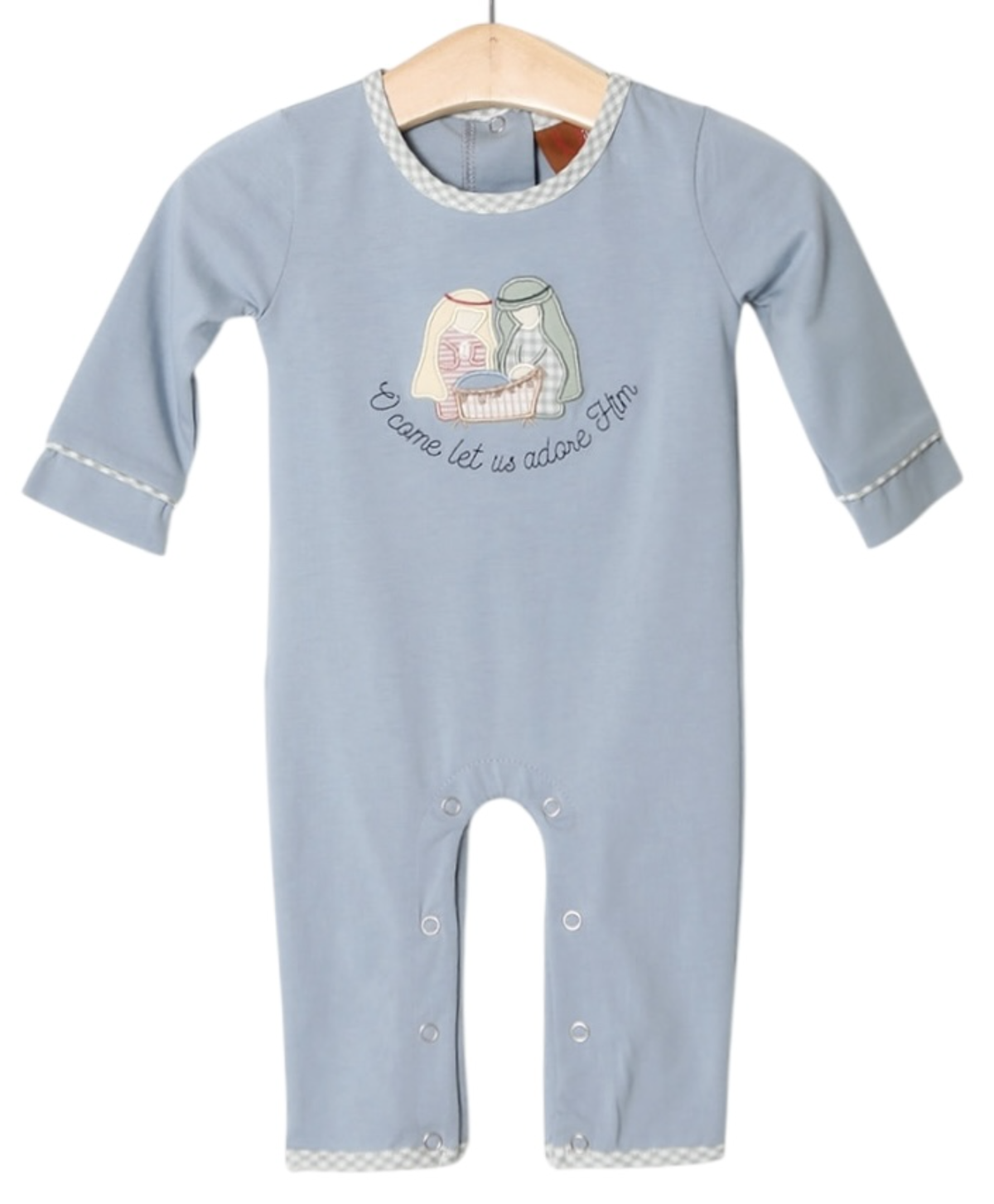 Millie jay Nativity Applique Boys Romper